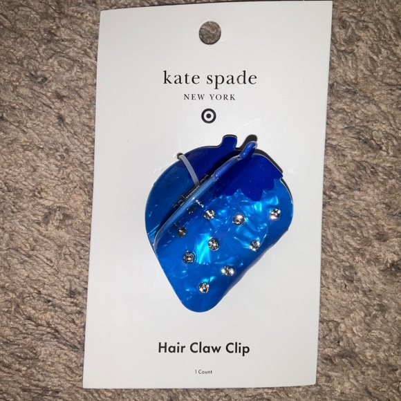 Strawberry Claw Hair Clip - kate spade new york x Target™ Blue - Picture 6 of 6